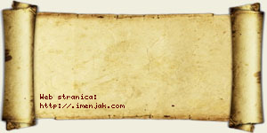 Jagoda Belobabić vizit kartica